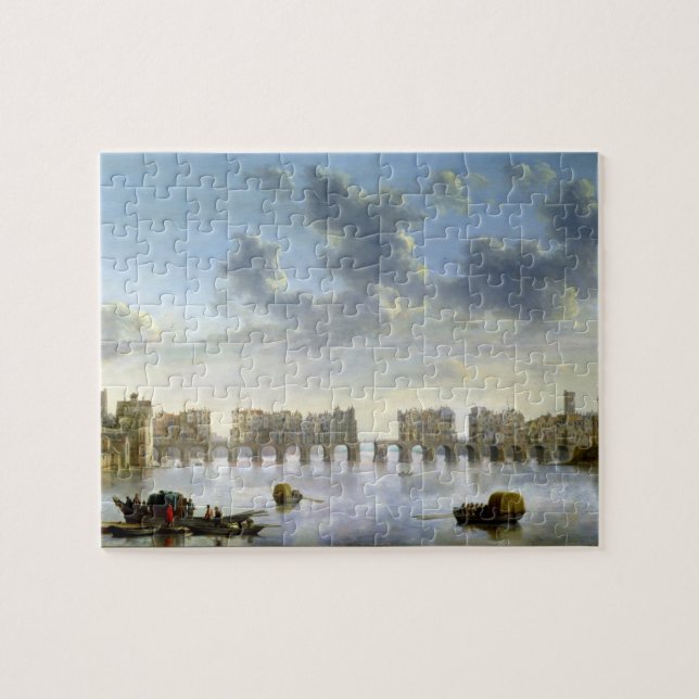 Puzzle Vieux pont de Londres (huile), c.1630 (Horizontal)