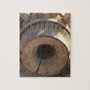 Puzzle Vieux West Wagon Wheel Photo