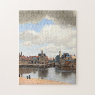 Puzzle View of Delft by Johannes Vermeer 1660