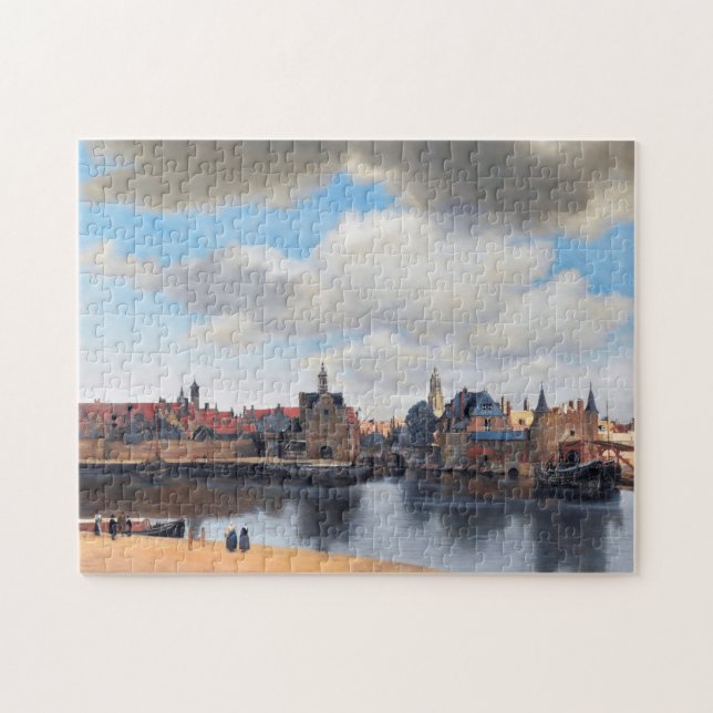 Puzzle View of Delft, Johannes Vermeer, 1659-1660 (Horizontal)