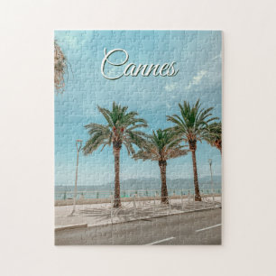 Puzzle View of French Riviera in Cannes France