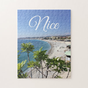 Puzzle View of French Riviera in Nice France
