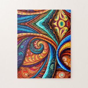 Puzzle Vif Fils Colorés