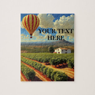 Puzzle Vignobles de campagne personnalisées jeu