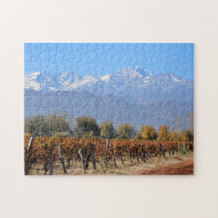 Puzzle Vignobles en automne de Mendoza, Argentine