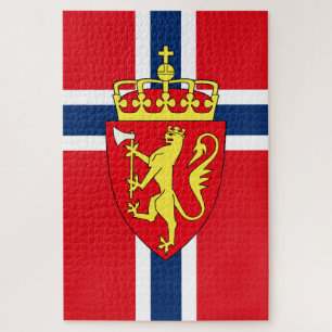 Puzzle Viking Norvège nordique Drapeau norvégien/armoir