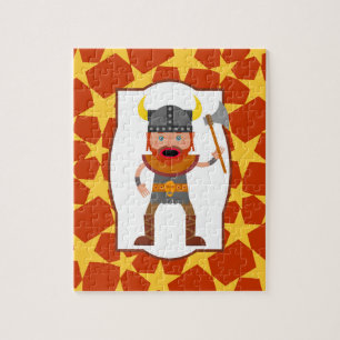 Puzzle Viking Warrior Boy Birthday Party
