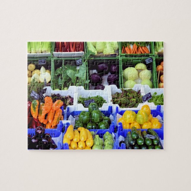 Puzzle Viktualienmarkt Munchen Allemagne - 8x10 - 110 pcs (Horizontal)