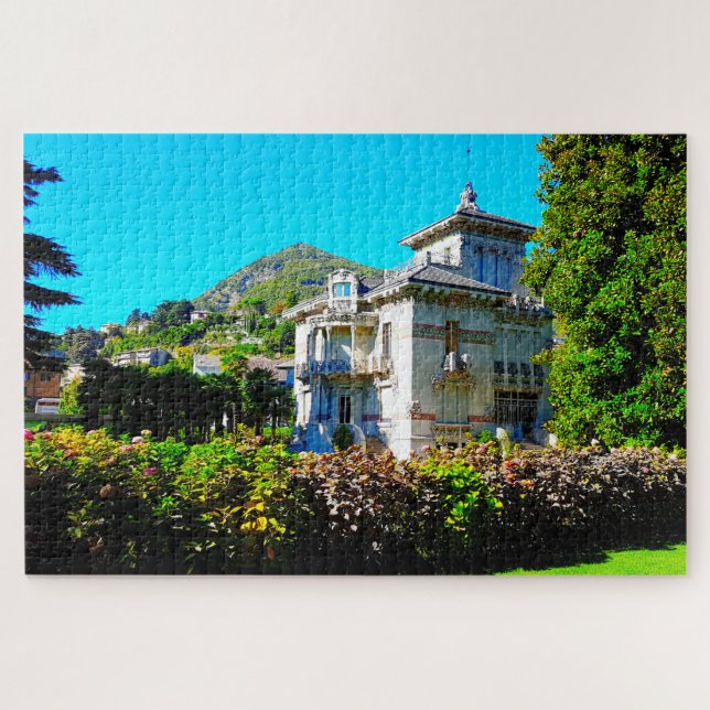 Puzzle Villa Bernasconi Cernobbio Lac de Côme Italie (Horizontal)