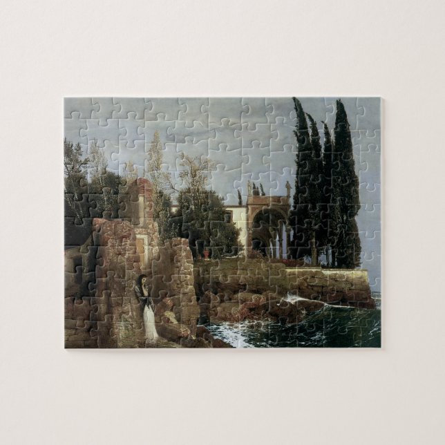 Puzzle Villa By the Sea par Arnold Bocklin, Symbolisme Ar (Horizontal)