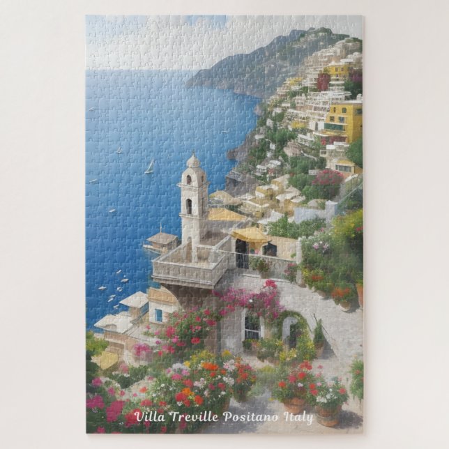 Puzzle Villa Treville Positano Italie (Vertical)