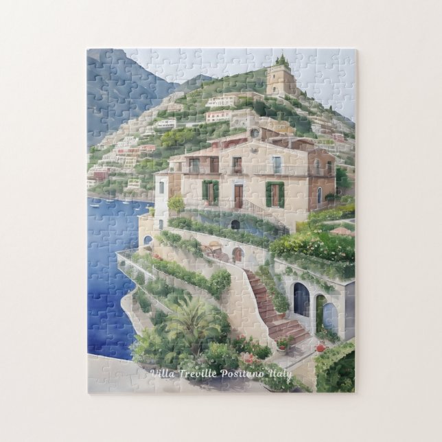 Puzzle Villa Treville Positano Italie Art exclusif (Vertical)