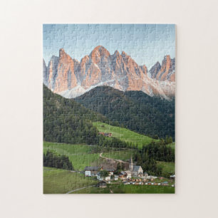 Puzzle Village alpin pittoresque Dolomite Mounts Voyage