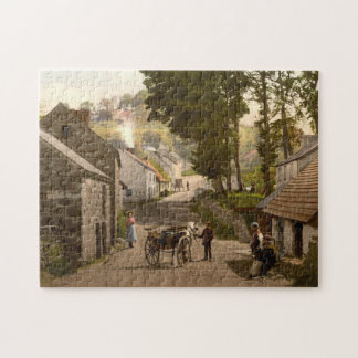 Puzzle Village de Glenoe, comté Antrim, Irlande du Nord