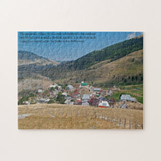 Puzzle Village de montagne de la Bosnie Lukomir