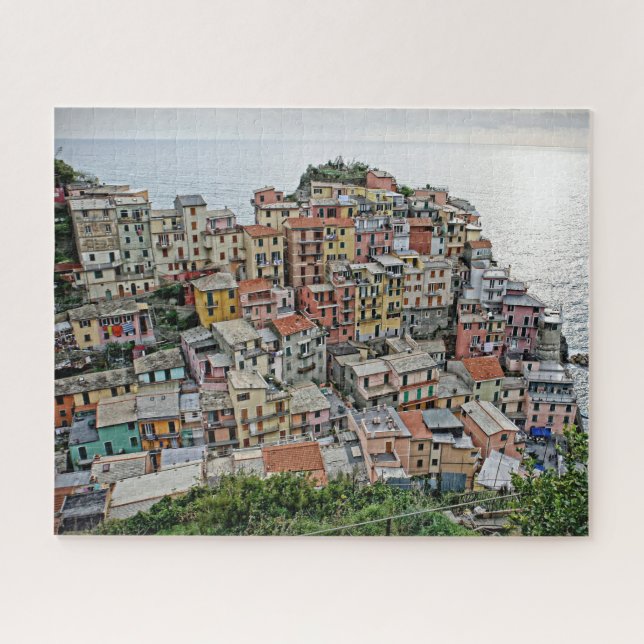 Puzzle Village de pêche de l'Italie - Manarola - 16x20 - (Horizontal)