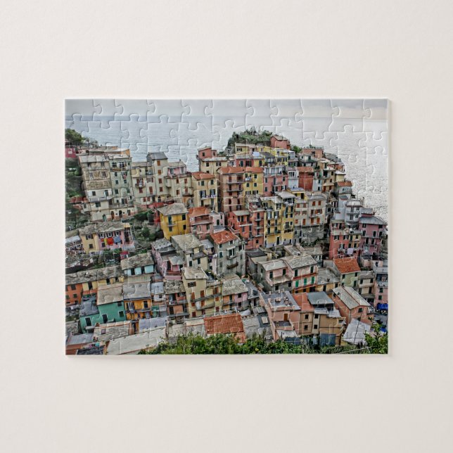 Puzzle Village de pêcheurs italien - Manarola - 8x10 - 11 (Horizontal)