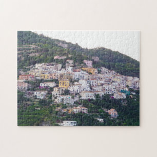 Puzzle Village italien sur la colline Challenging