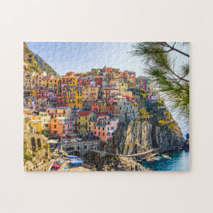 Puzzle Village pittoresque, Cinque Terre, Ligurie, Italie