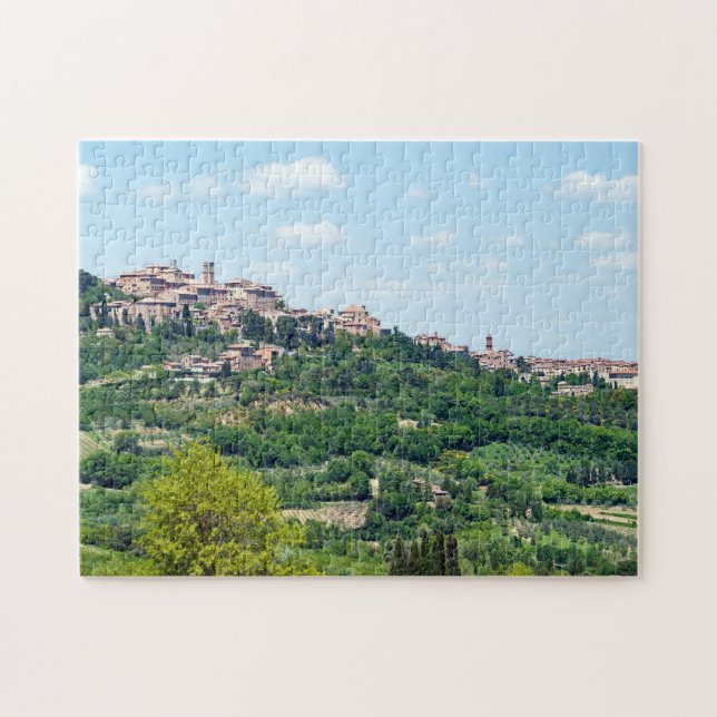 Puzzle Village typique traditionnel en Toscane - Italie (Horizontal)