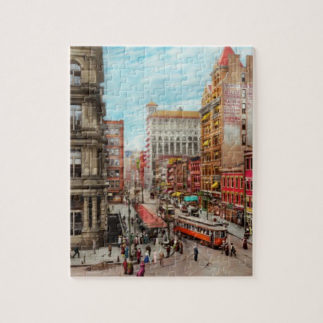 Puzzle Ville - Cincinnati, OH - Queen city 1915 (Vertical)