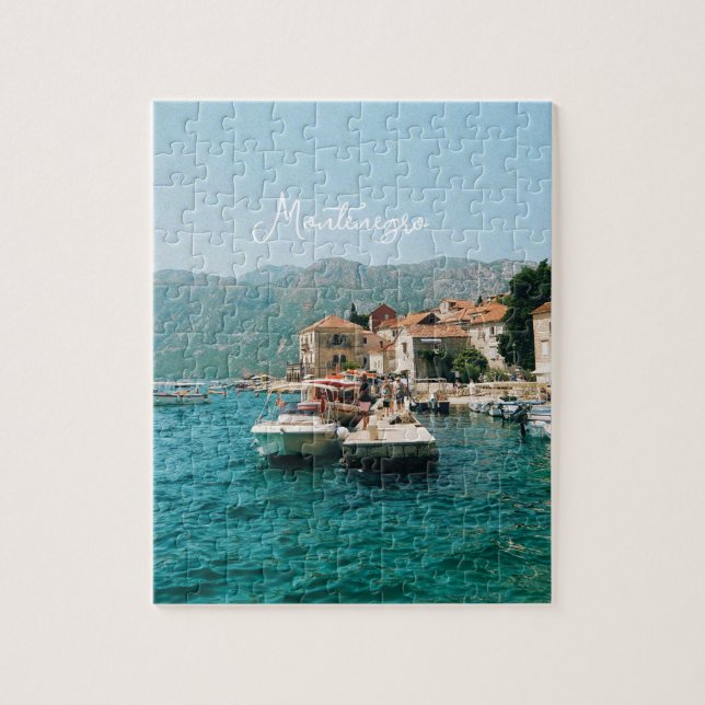 Puzzle Ville côtière de Perast, Monténégro (Vertical)