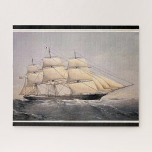 Puzzle Ville d'Adélaïde Clipper navire 1800s