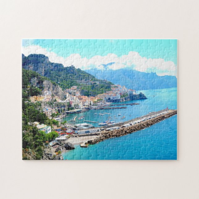 Puzzle Ville d'Amalfi, côte italienne, Italie paysages de (Horizontal)