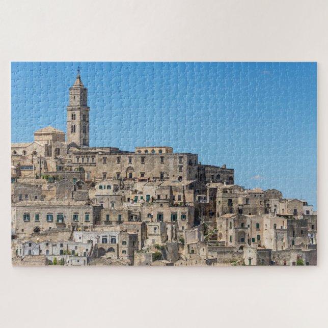 Puzzle Ville de Matera de Di de Sassi en Italie (Horizontal)