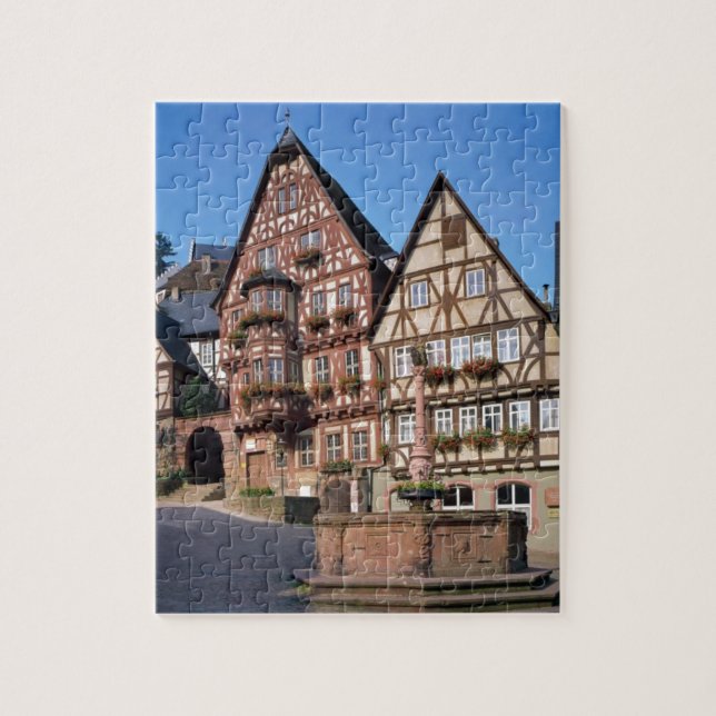 Puzzle Ville de Miltenberg, Allemagne (Vertical)