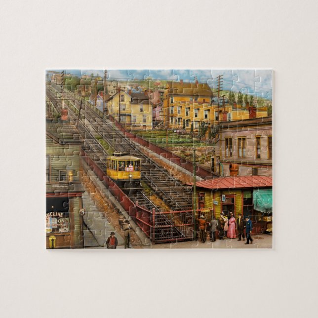 Puzzle Ville - Duluth, MN - Inclinaison de la Septième Av (Horizontal)