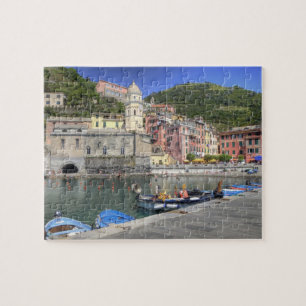 Puzzle Ville en pente de Vernazza, Cinque Terre, Ligurie