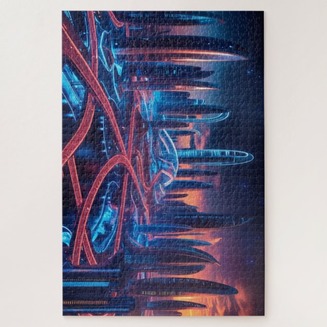 Puzzle Ville futuriste (Vertical)