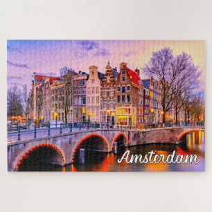 Puzzle Ville Historique D'Amsterdam, Pays-Bas