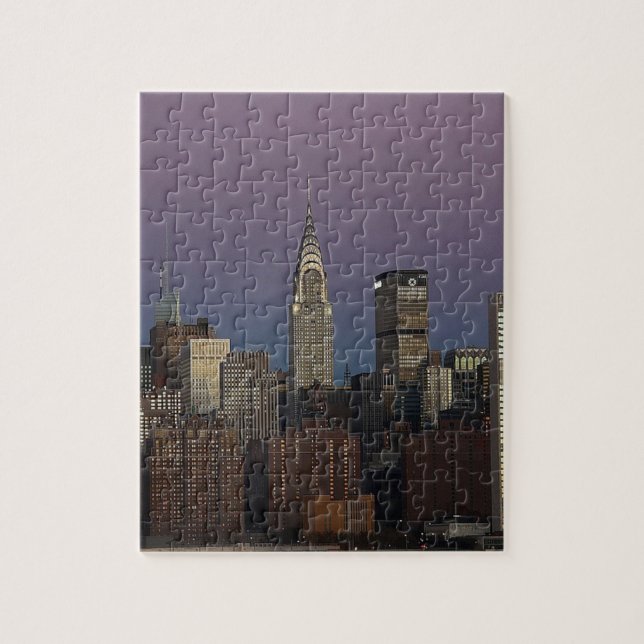 Puzzle Ville Manhattan New York d'horizon (Vertical)
