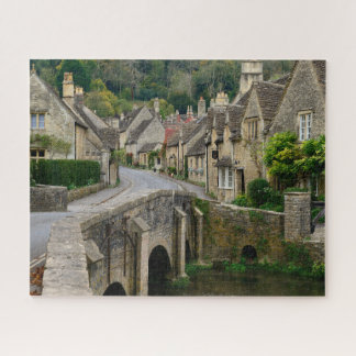 Puzzle Ville pittoresque de Castle Combe en anglais Cotsw