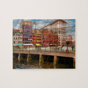 Puzzle Ville - Providence RI - Pont Crawford Street 1906
