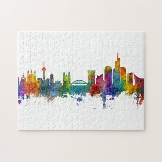 Puzzle Vilnius Lituanie Skyline (Horizontal)