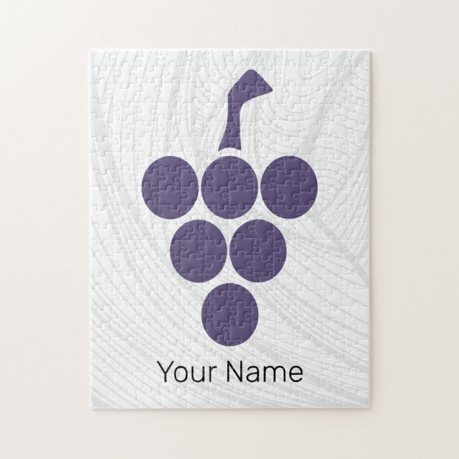 Puzzle Vin Ou Vin Pour Sommelier De Raisin Et De Grapevin (Vertical)