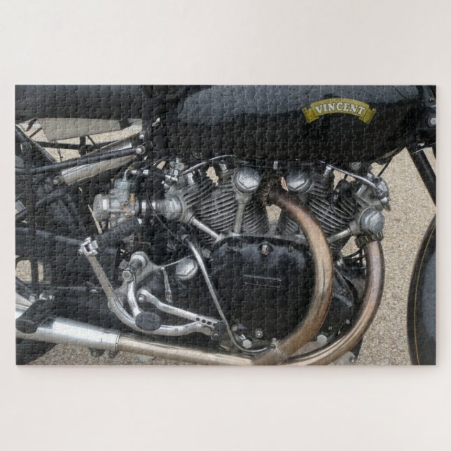 Puzzle Vincent Black Shadow. (Horizontal)