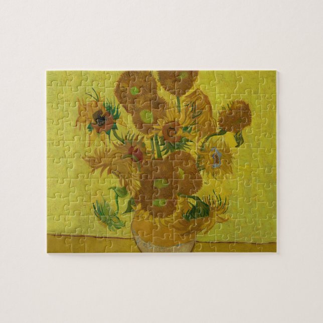 Puzzle Vincent Van Gogh 15 Peinture de tournesols (Horizontal)