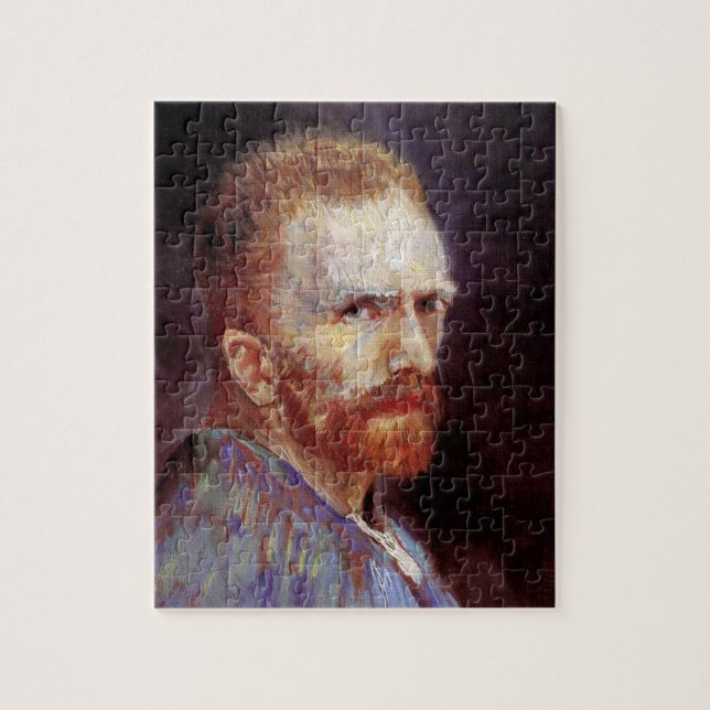 Puzzle Vincent Van Gogh - 1887 Peinture d'auto-portrait (Vertical)