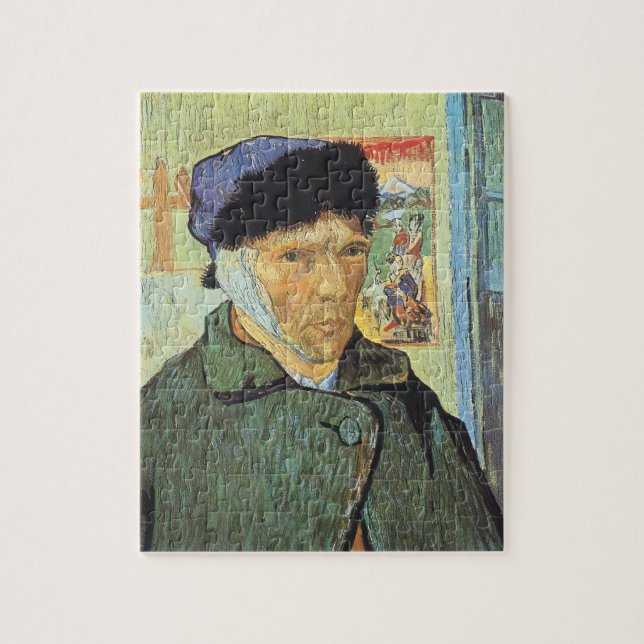 Puzzle Vincent van Gogh - Autoportrait avec oreille dérob (Vertical)