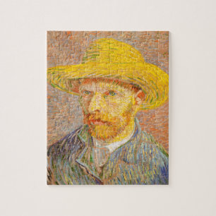 Puzzle Vincent Van Gogh Autoportrait avec paille Art Casq