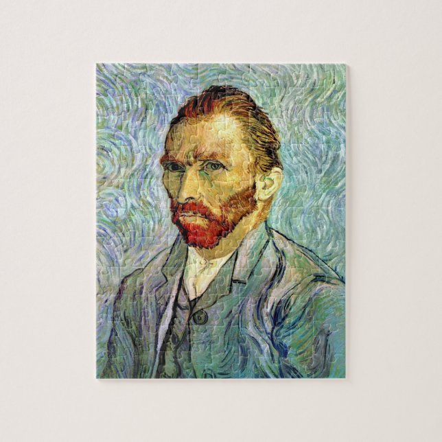 Puzzle Vincent Van Gogh - Autoportrait vert Art (Vertical)