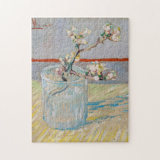 Puzzle Vincent van Gogh - Branche d'amandes en verre (Vertical)