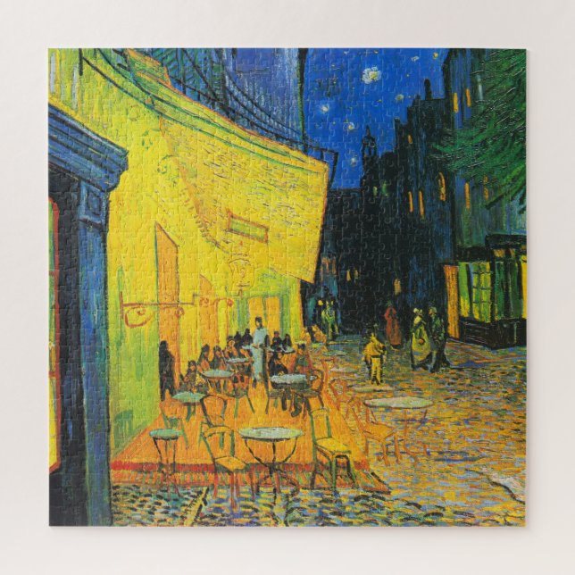 Puzzle Vincent Van Gogh Café Terrasse Au Night Fine Art (Vertical)