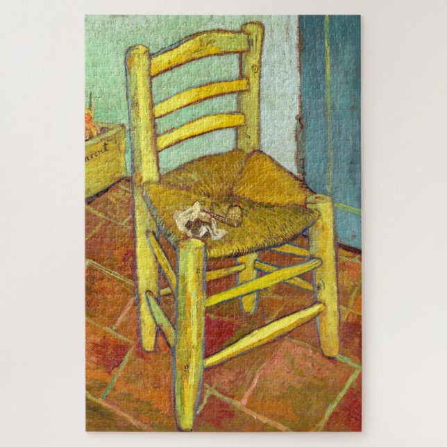 Puzzle Vincent Van Gogh Chaise avec tuyau (Vertical)