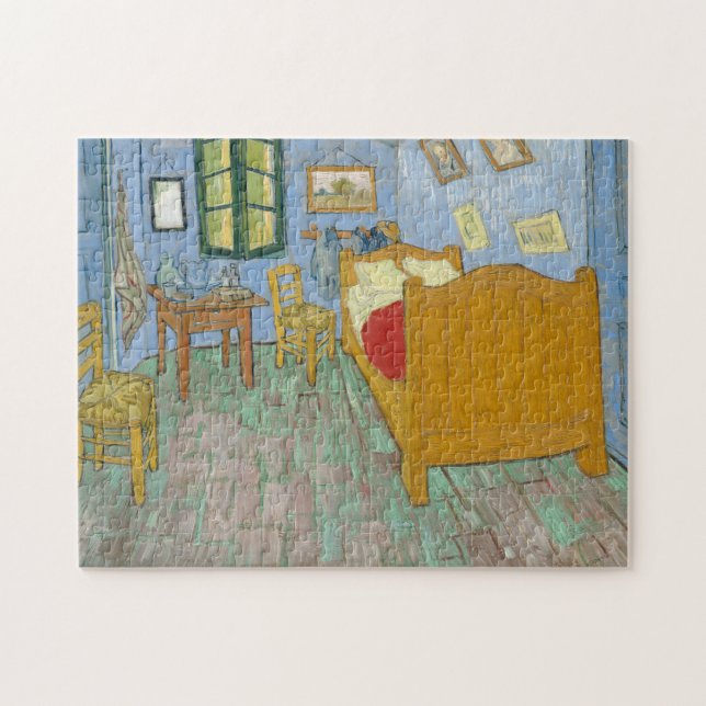 Puzzle Vincent Van Gogh, Chambre à coucher à Arles, 2ème  (Horizontal)