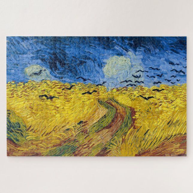 Puzzle Vincent van Gogh - Champ de blé aux corbeaux (Horizontal)